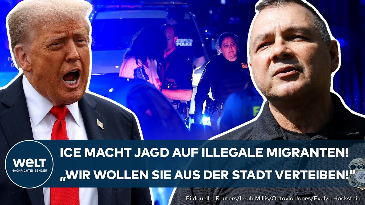 TRUMP GREIFT DURCH: "Wir wollen sie aus der Stadt vertreiben!" ICE macht Jagd auf illegale Migranten