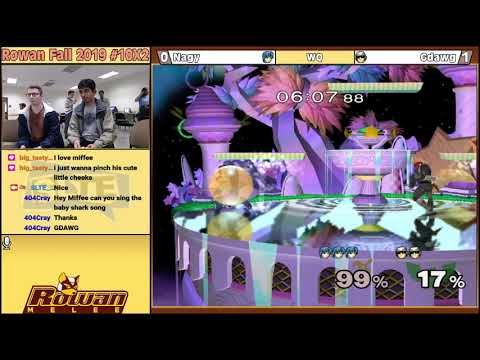Rowan Fall 2019 #10X2: Nagy (Marth) Vs. Gdawg (Falcon) - WQ