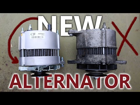 21 - Finally Replacing Our Narrowboats Tired Broken Old Alternator And Its Ripped Belt