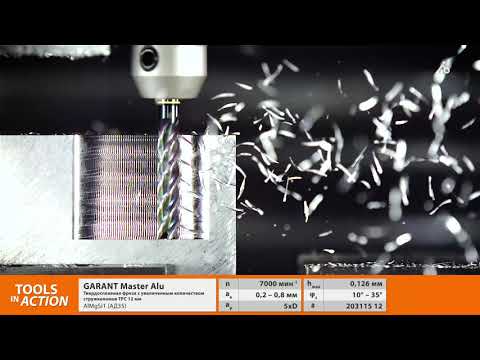 Tools In Action:  GARANT Master Alu Slotmachine - твердосплавная черновая фреза HPC/TPC
