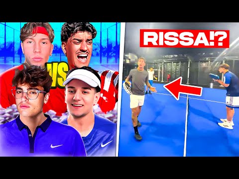 ⚔️ I CHALLENGED FENE AND FRATINO TO PADEL (with SIMONE BERLINI) 🏆