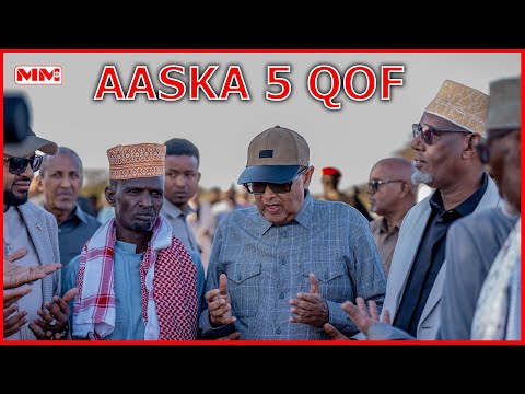 "Shanta qof ee innagu qaaliga ahaa alle ha unaxariisto" Madaxweyne Cirro