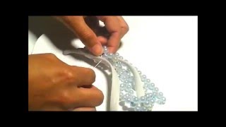 {DIY} Pearl Strap Flip Flop