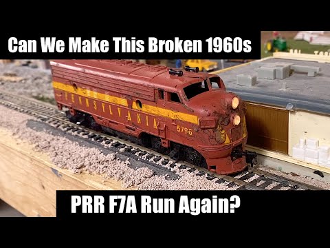 Can We Make This Broken 1960s PRR F7A Loco Run Again?