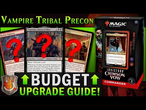 Vampiric Bloodline Budget Precon Upgrade Guide Crimson Vow | Command Zone 433 | Magic The Gathering