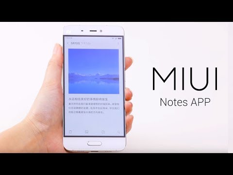 MIUI: Notes App