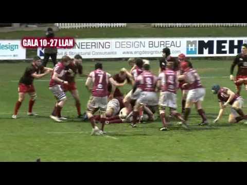 GALA v LLANELLI 2013 - RUGBY - BRITISH & IRISH CUP HIGHLIGHTS - 12.1.13