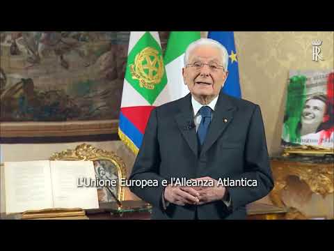 Discorso di fine anno del Presidente della Repubblica Sergio Mattarella