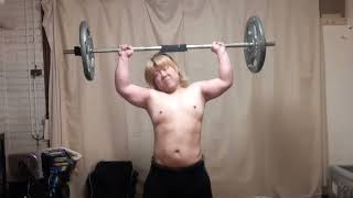 筋トレダイエット約9ヶ月～7日 久しぶりのバーベル50kg BIG3(ベンチをショルダープレスに変更)
