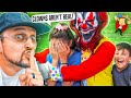 HALLOWEEN Killer Clowns In The Backyard Prank FV Family Scary Movie