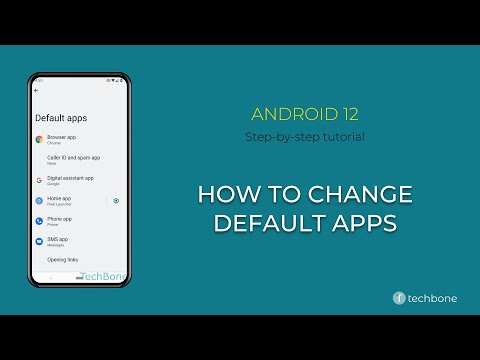 How to Change Default apps [Android 12]