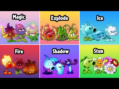 PVZ 2 Pair 3 Plant 6 Team Vs Zombie Team - Who Is The Best Team?