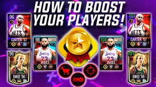 HOW TO BOOST YOUR PLAYERS IN NBA LIVE MOBILE SEASON 5! | TIPS AND TRICKS