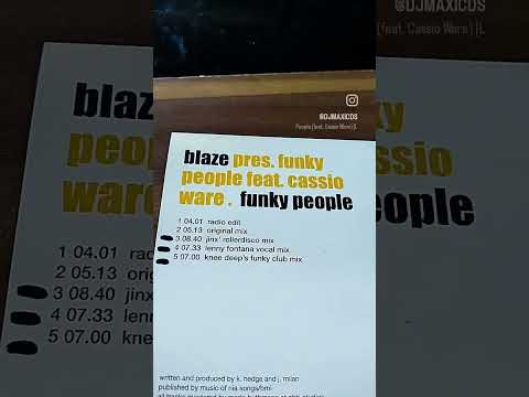 Blaze pres. Funky People feat. Cassio Ware – Funky People #blaze #blazemusic #funkypeople #dance