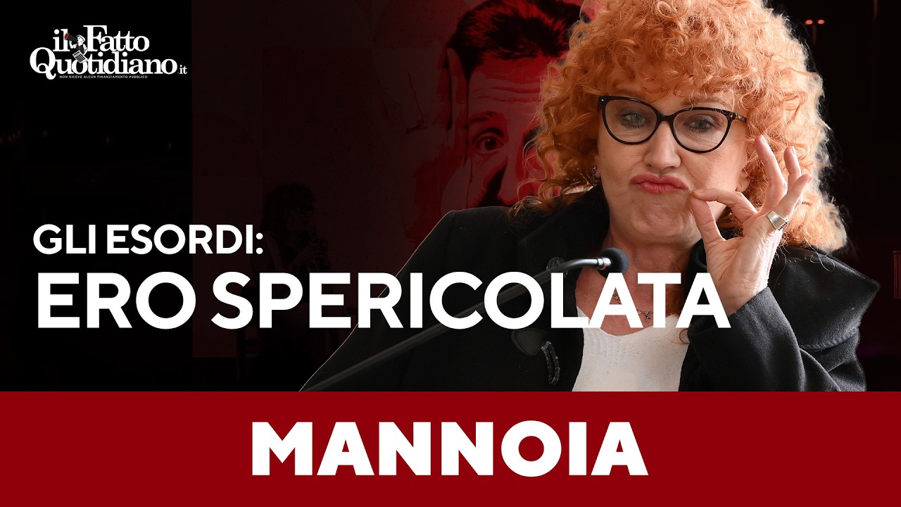 Mannoia racconta gli esordi da controfigura: “Al posto di Monica Vitti nelle scene pericolose”