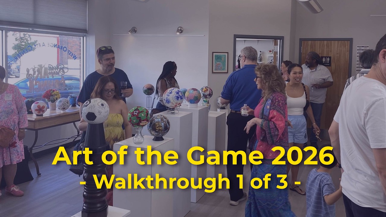 Walkthrough 1 of 3 of the "Art of the Game" Art Exhibition. Runs thru July 19, 2026.