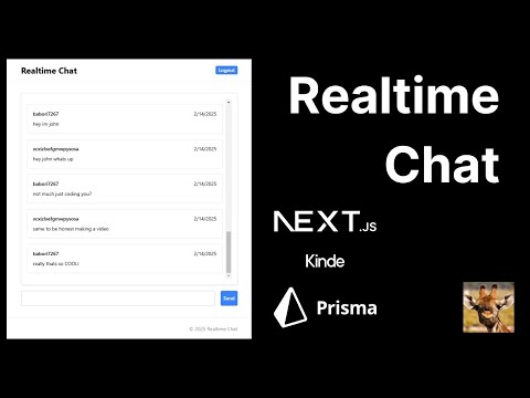 Next.js Realtime Chat with Short Polling Tutorial (Next.js, Prisma, KindeAuth)
