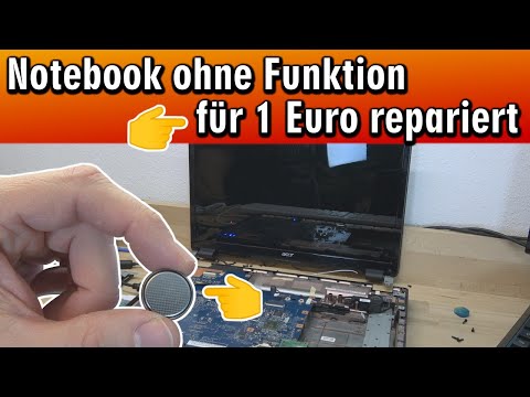 Notebook lässt sich nicht starten 💻 Bildschirm schwarz ⭐ Reparieren für 1 Euro