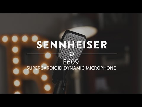 Sennheiser E 609 Silver Super-cardioid Dynamic Microphone image 4
