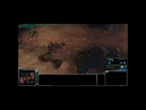 Starcraft 2 Beta Gameplay: Terran Vs Zerg - M & M Rush Vs Roach Rush Part 1