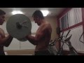 Teen Bodybuilder Arm Workout