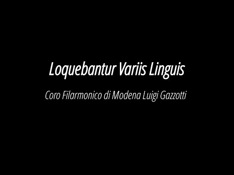 Loquebantur variis linguis - Chris Artley, composer