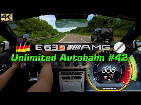 AMG E63S - 1 hour high speed @ Unlimited Autobahn #42 [4k60]