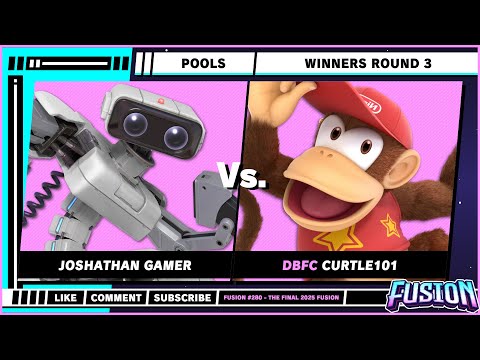 Fusion #280 - The Final 2025 Fusion - Joshathan Gamer (R.O.B) VS Curtle101 (Diddy Kong) - SSBU