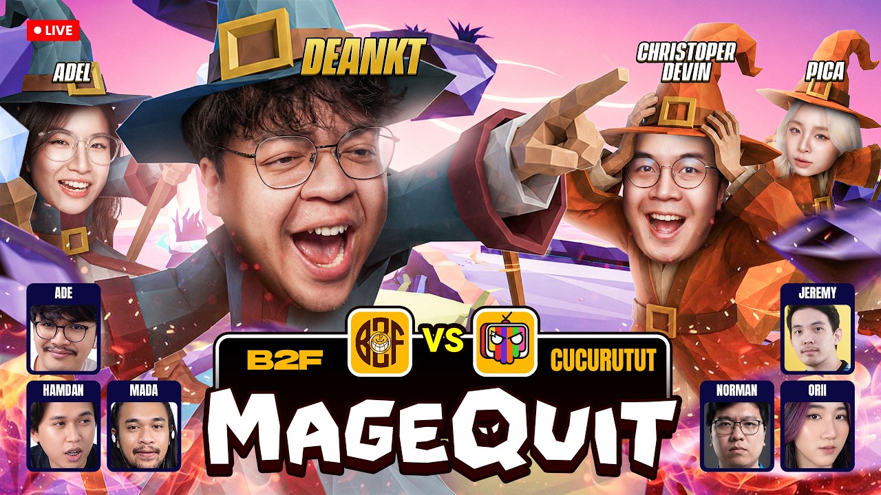 B2F VS CUCURUTUT - SIAPAKAH PENYIHIR YANG LEBIH KUAT !! YAHAHAHAHAHA - MAGEQUIT