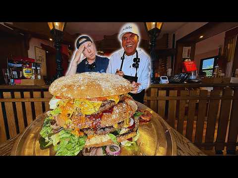 NO ONE HAS DONE IT YET! 😳 I'm trying Germany's Biggest Burger with REDO XXL