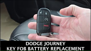Dodge Journey - KEY FOB BATTERY REPLACEMENT / REMOVAL (2011 - 2020)