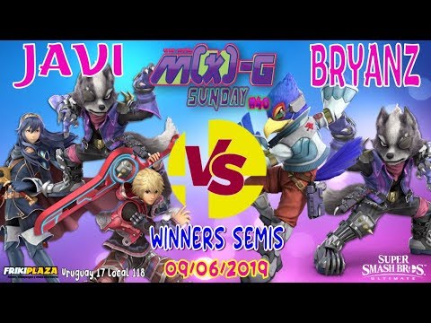Javi (Lucina, Shulk, Wolf) vs BryanZ (Falco, Wolf) Winners Semis MKSunday #40