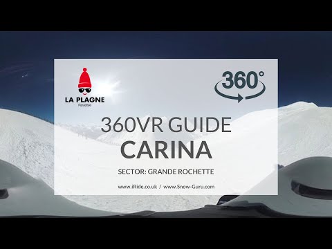 Carina piste | La Plagne | Grande Rochette | Full HD360VR
