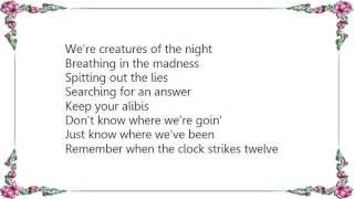 Iced Earth - Creatures of the Night Lyrics