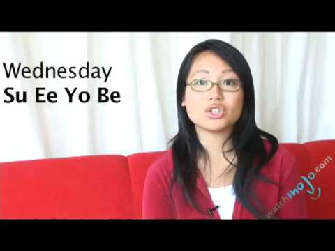 Japanese Translations – How To Say Wednesday