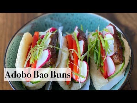 Adobo Bao Buns | Filipino Pork Belly Adobo