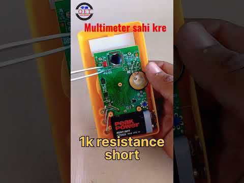 #shorts how to repair multimeter wrong reading | multimeter kesie sahi kre #viral #trending