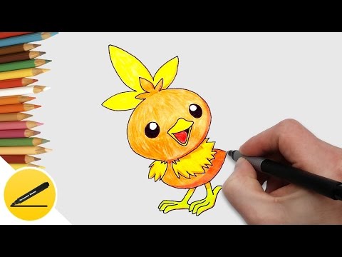 Как Нарисовать Покемона Торчика | Рисуем Покемонов