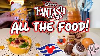 🍴 Everything We Ate On The Disney Fantasy Cruise! 🚢