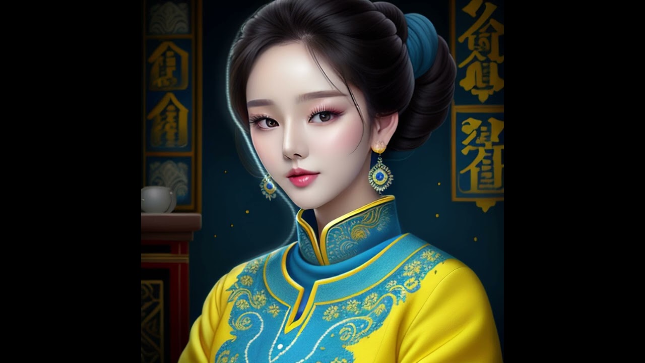 A beautiful young woman with long black hair #asiandrama #shorthd