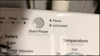 My New GE Top Loading Washing Machine Review -part 2- Lid Lock Solution