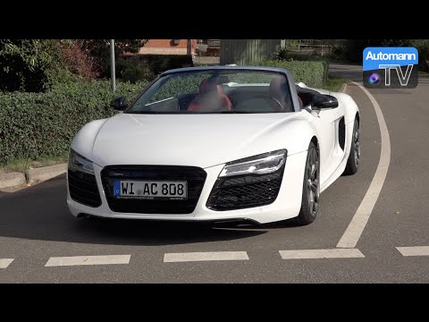 Audi R8 V10 Spyder (525hp) - DRIVE & SOUND (60FPS)