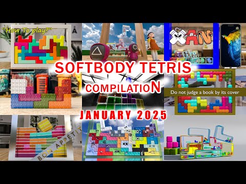 SOFTBODY TETRIS | JANUARY COMPILATION SPECIAL