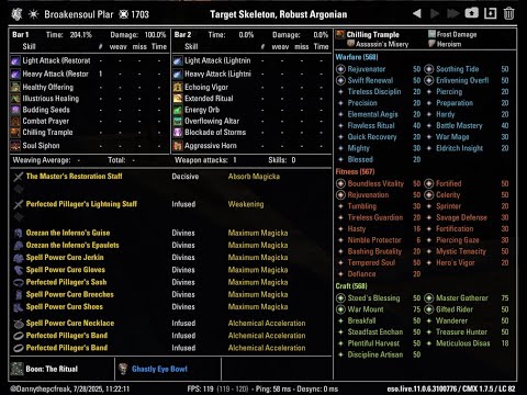 Elder Scrolls  Online - u46 - Group Healer For Trials (Raw HPS)