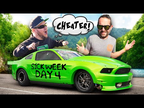 Is he CHEATING? Racing drama and trailer burnouts! | Sick Week Day 4