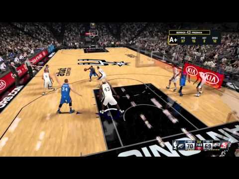NBA 2K16 My Career [30] - 58, 27,  and 9 Blocked Shots ! | OKC @Spurs