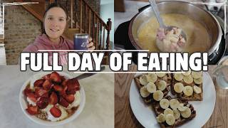 FULL DAY OF EATING! | healthy but realistic meal ideas