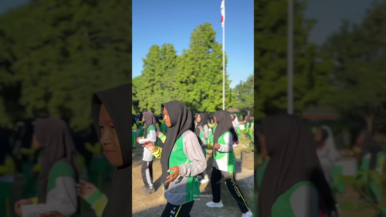 Senam pagi siswa MTs Negeri 1 Alor