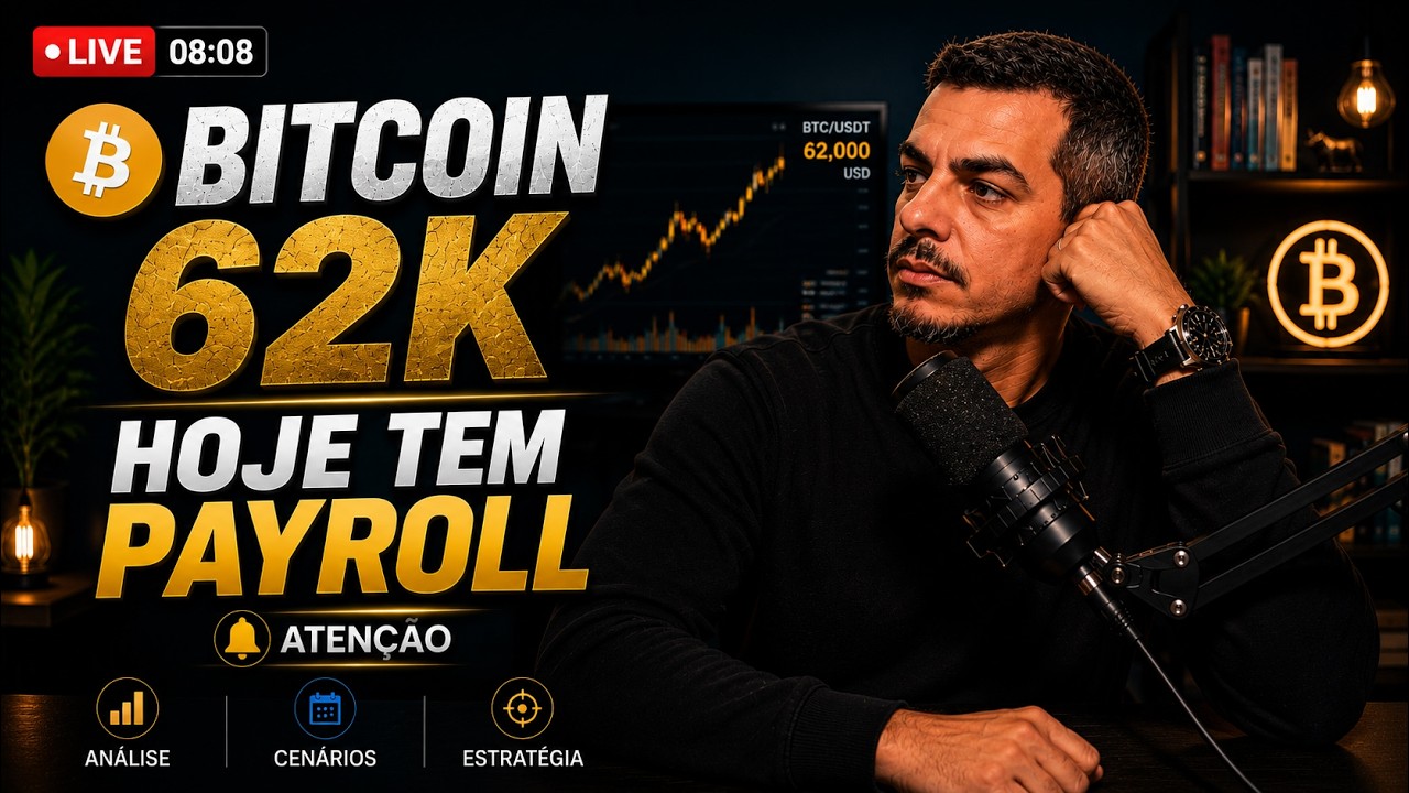Bitcoin Agora - Atenação Hoje com o PAYROLL - Analisando os Mercados e ETFs