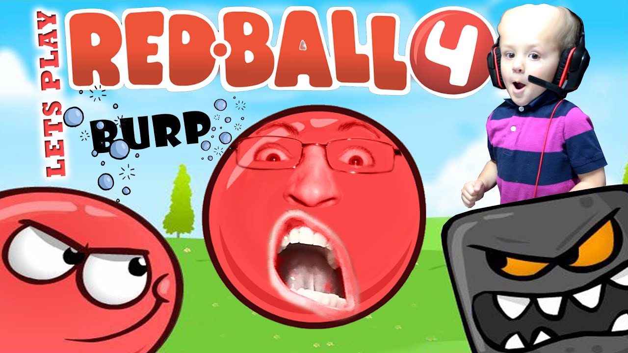Lets Play REDBALL 4 w/ CHASE + BURP Contest! (Volume 1: Levels 1-8 FGTEEV Kids iPad Gameplay)